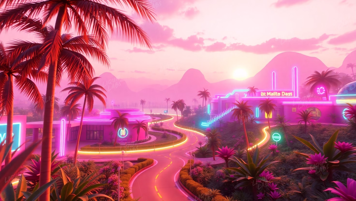 Flux Schnell a breathtaking 3D render of a vibrant dreamy chil 2